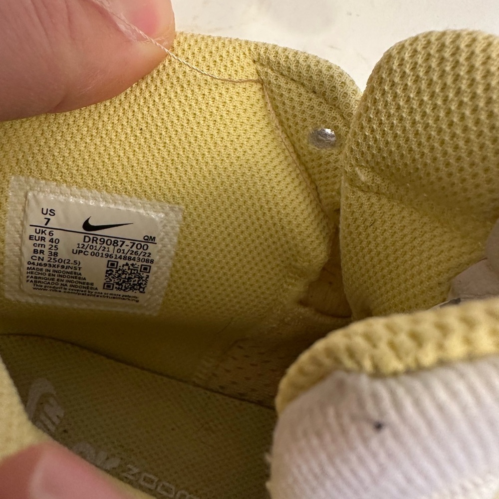 Nike Zoom Blazer Mid Premium Sb Lemon Wash DR9087-700 Size M 7.0 / W 8.5 - Picture 4 of 15